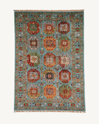 Veziri Hand-Knotted Wool Rug 5' 6" x 8'
