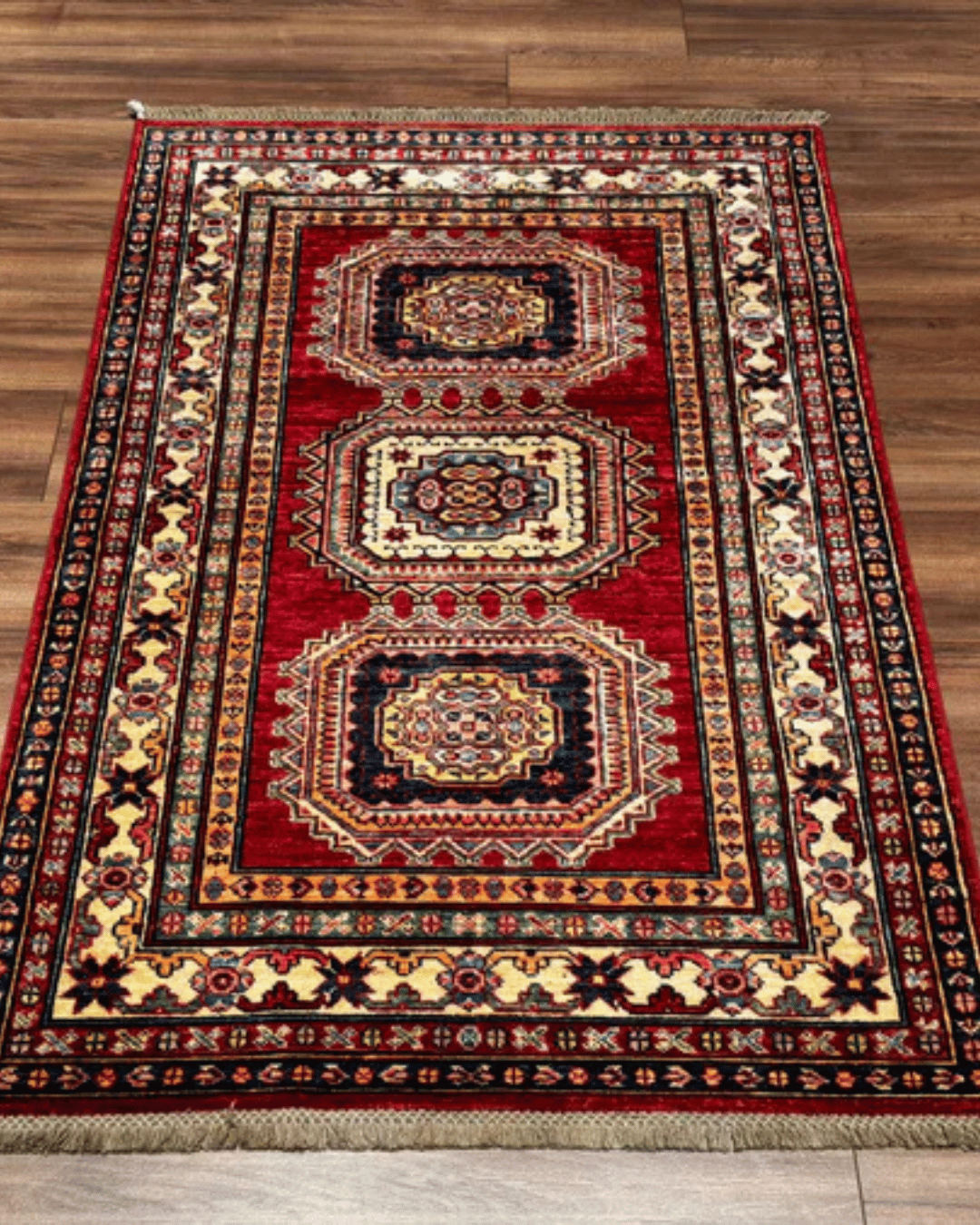 Shirvan Hand-Knotted Wool Rug 3' 3" x 5'