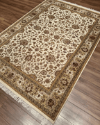 Ottoman Elegance Hand-Knotted Wool Rug 5' 8" x 7' 9"