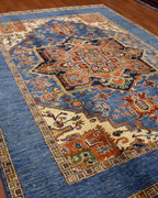 Sultani Hand-Knotted Wool Rug 5' 1" x 6' 7"