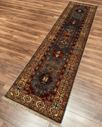 Shirvan Hand-Knotted Wool Runner 2' 6" x 9' 8"
