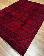 Handwoven Afghan Style Wool Rug 8' 5" x 11' 5"