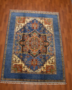 Sultani Hand-Knotted Wool Rug 5' x 6' 95"
