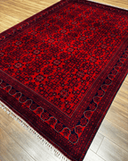 Handwoven Afghan Style Wool Rug 8' 1" x 11' 4"