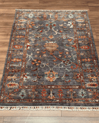 Sultani Hand-Knotted Wool Rug 3' 4" x 4' 8"