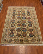 Veziri Hand-Knotted Wool Rug 5' x 6' 8"