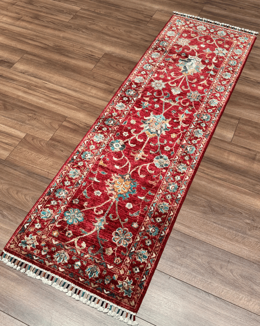 Sultani Hand-Knotted Wool Runner 1' 9" x 6' 2"