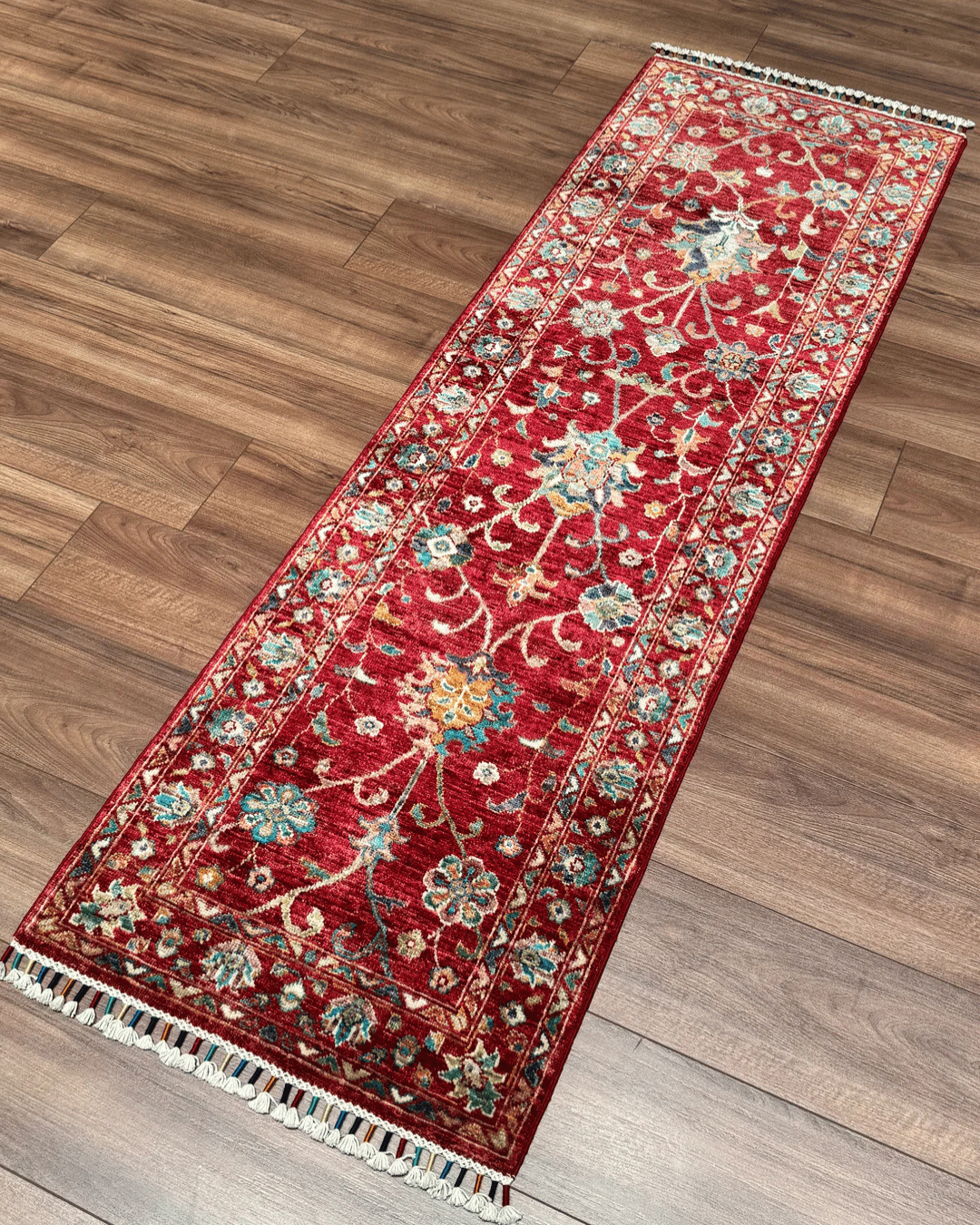 Sultani Hand-Knotted Wool Runner 1' 9" x 6' 2"