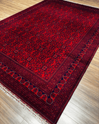 Handwoven Afghan Style Wool Rug 9' 7" x 13' 5"