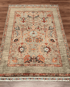 Sultani Hand-Knotted Wool Rug 3' 4" x 5' 2"
