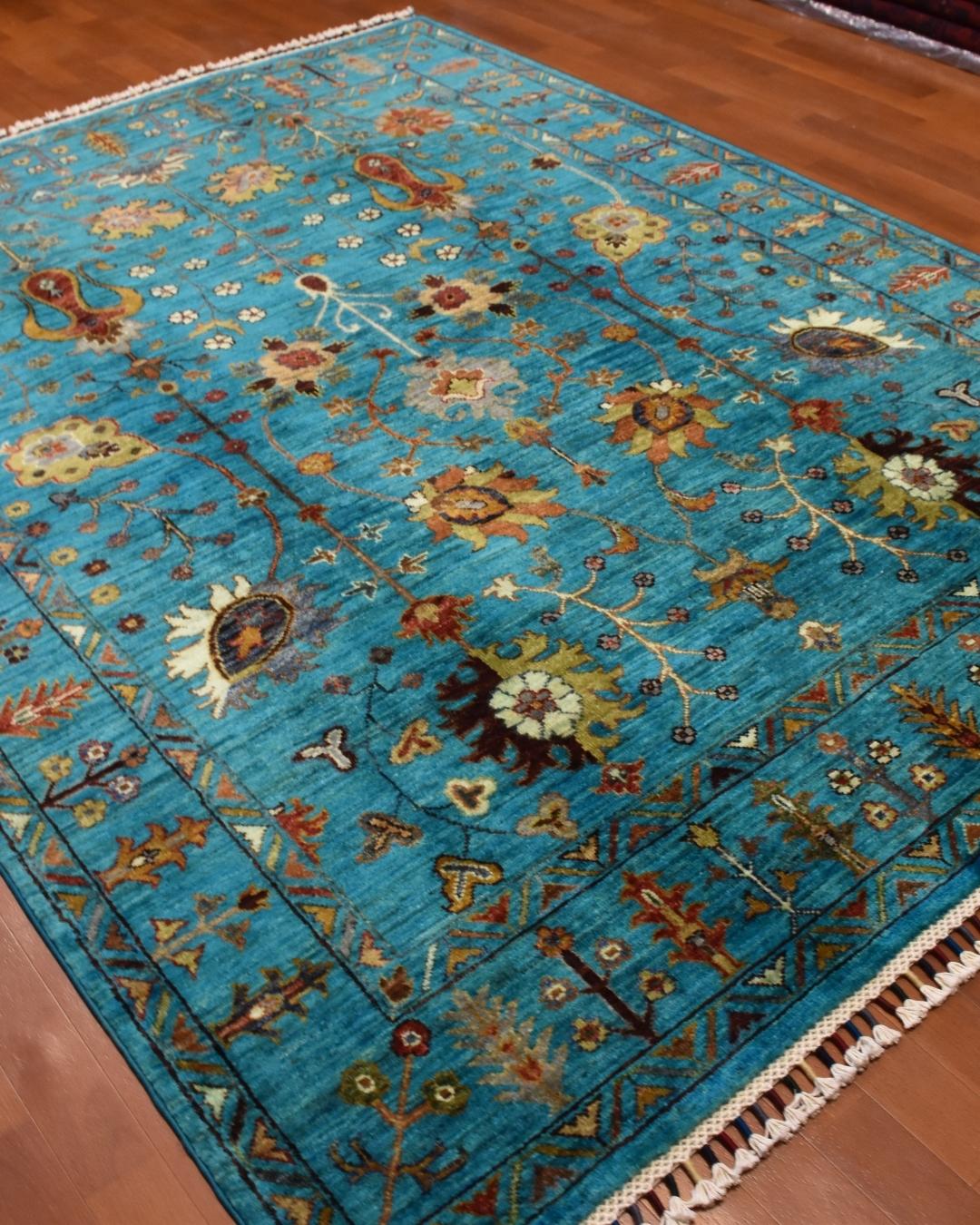Sultani Hand-Knotted Wool Rug 156x204 cm 3.18 m² | 5x7 ft