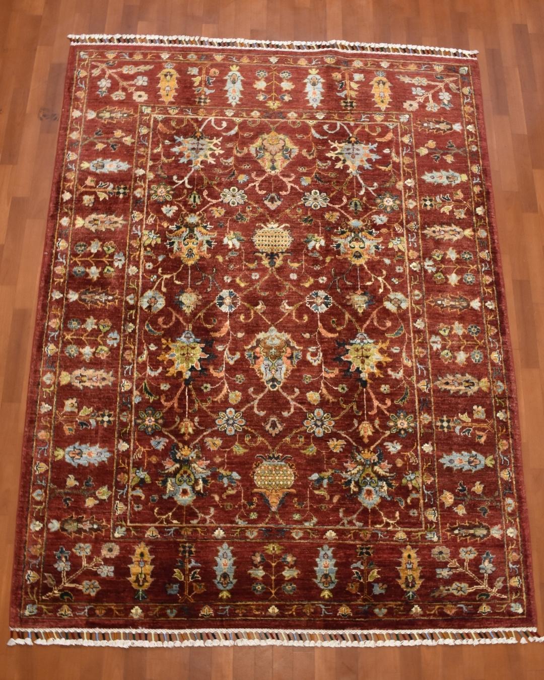 Sultani Hand-Knotted Wool Rug 156x206 cm 3.21 m² | 5x7 ft