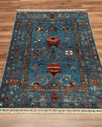 Sultani Hand-Knotted Wool Rug 3' 4" x 5'