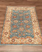 Ushak Hand-Knotted Wool Rug 3' x 5'