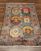 Veziri Hand-Knotted Wool Rug 3' x 5'