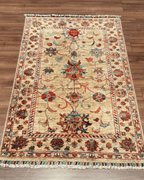 Sultani Hand-Knotted Wool Rug 3' 1" x 4' 7"