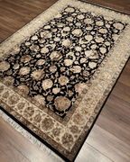 Tapis en laine style afghan 55 x 146 cm