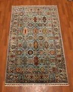 Sultani Hand-Knotted Wool Rug 4' x 6' 4"