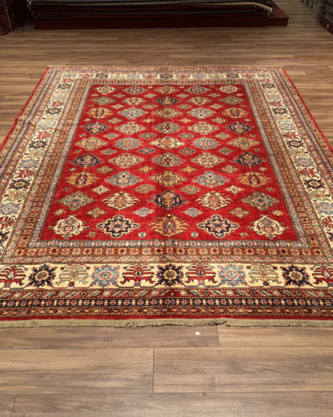 Shirvan Hand-Knotted Wool Rug 8' x 10'