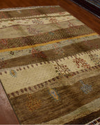 Sultani Hand-Knotted Wool Rug 5' x 6' 75"