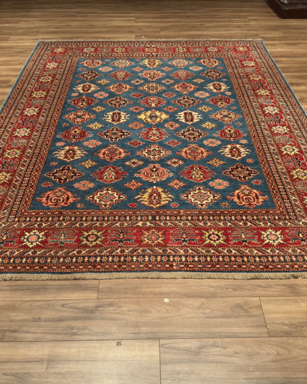 Shirvan Hand-Knotted Wool Rug 8' x 10'