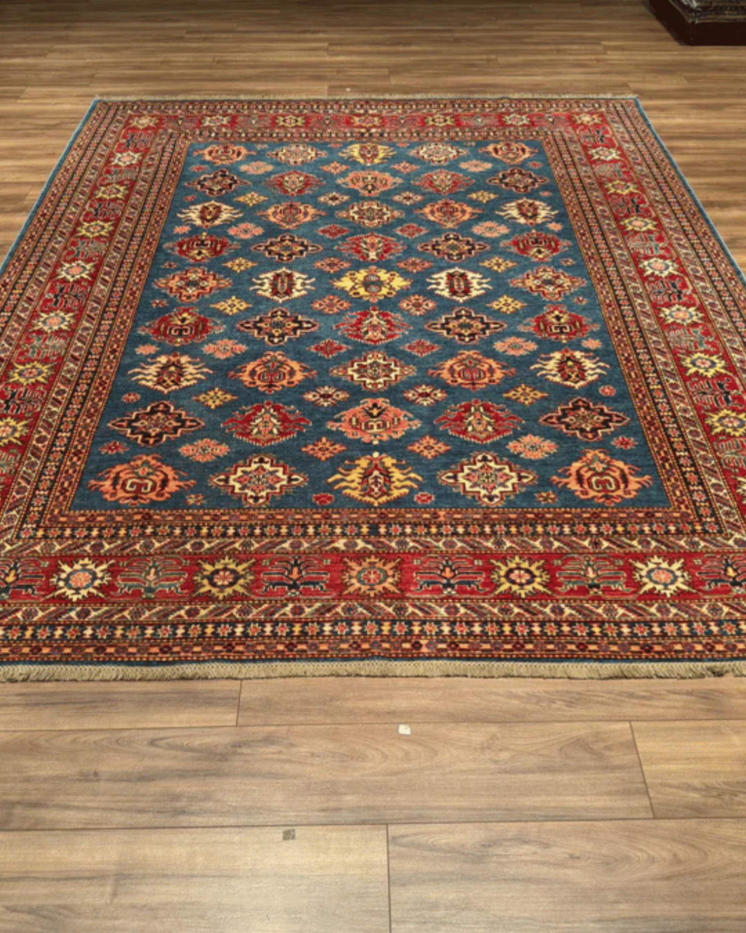 Shirvan Hand-Knotted Wool Rug 8' x 10'