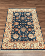 Ushak Hand-Knotted Wool Rug 3' x 5'