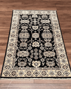 Ushak Hand-Knotted Wool Rug 3' x 5'