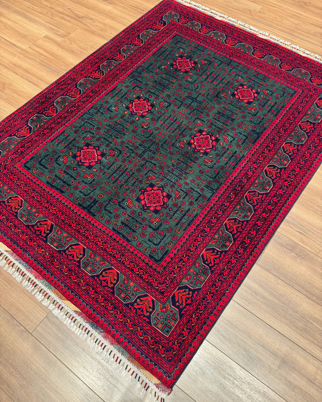 Wolle im afghanischen Stil 1,8x4,8ft – 55x146cm