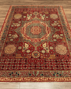 Mamluk Hand-Knotted Wool Rug 6' 1" x 8' 6"