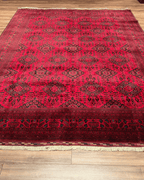 Handwoven Afghan Style Wool Rug 9' 6" x 12' 5"