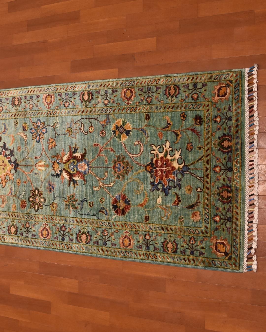Sultani Hand-Knotted Wool Runner 2' 7" x 8' 2"