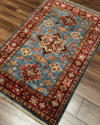 Shirvan Hand-Knotted Wool Rug 3' 1" x 4' 9"
