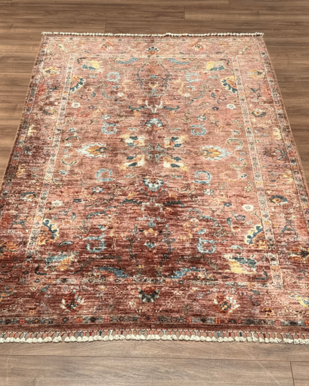 Sultani Hand-Knotted Wool Rug 4' x 6'