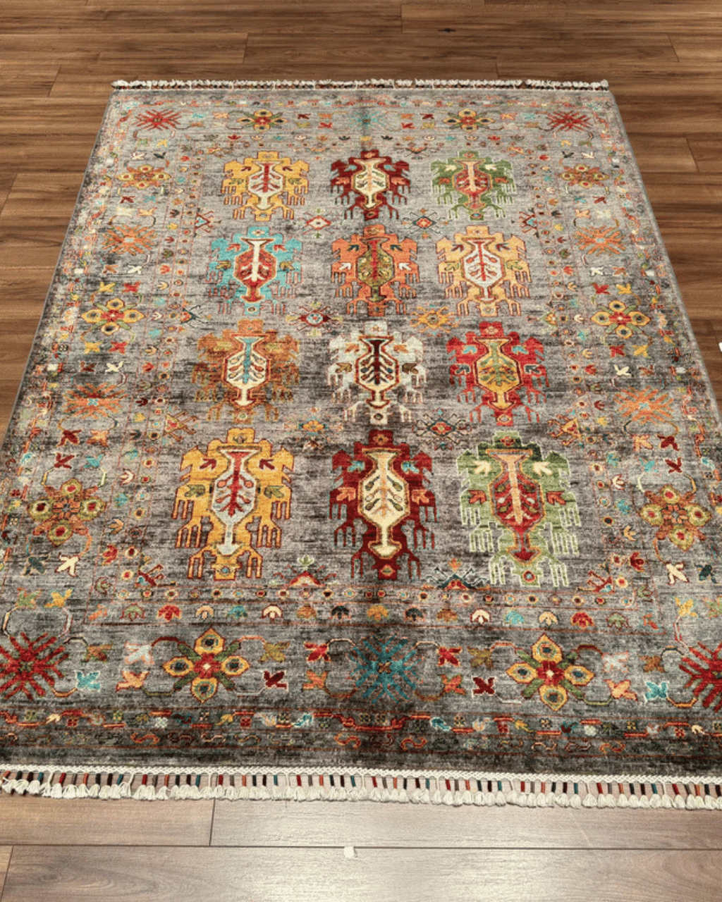 Wolle im afghanischen Stil 1,8x4,8ft – 55x146cm