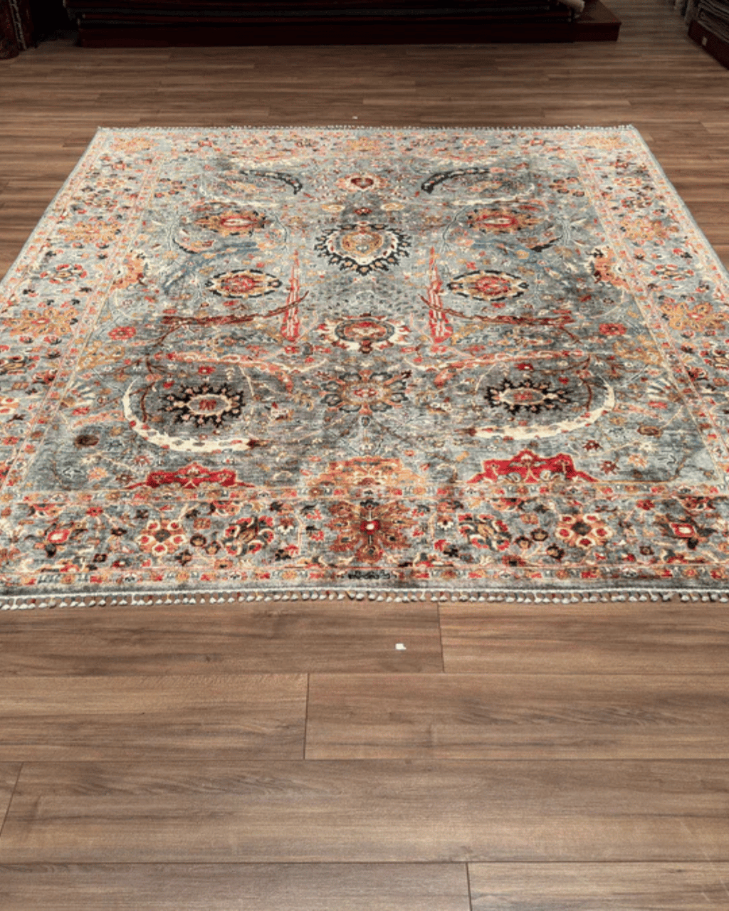 Mamluk Hand-Knotted Wool Rug 8' 5" x 9' 4"