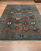 Veziri Hand-Knotted Wool Rug 9' x 12'