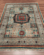 Mamluk Hand-Knotted Wool Rug 5' 9" x 8' 1"