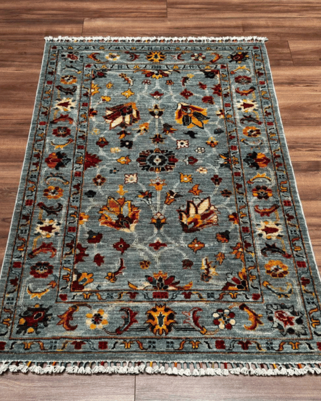 Sultani Hand-Knotted Wool Rug 3' 3" x 5' 1"