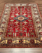 Shirvan Hand-Knotted Wool Rug 6' x 8'