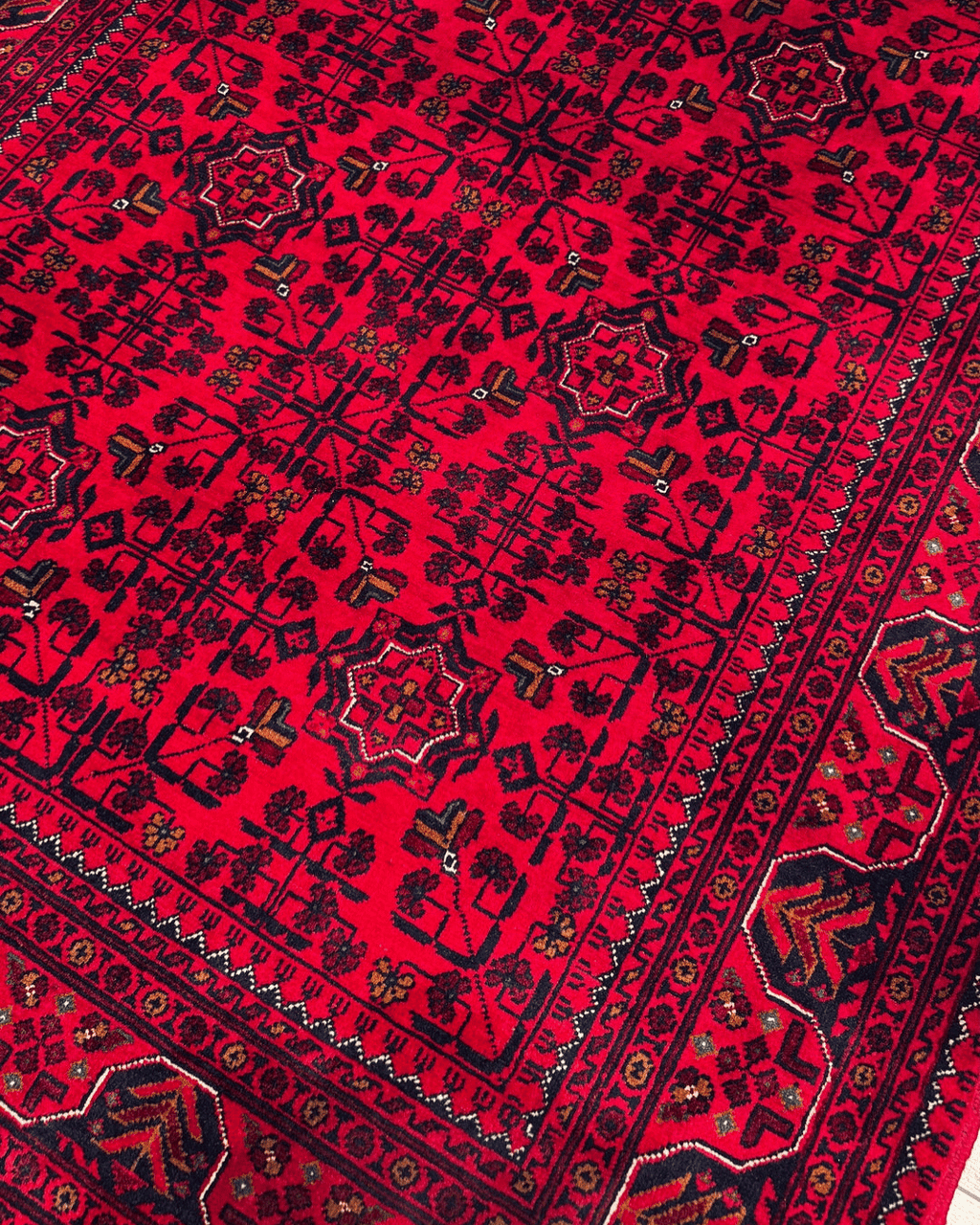 Wolle im afghanischen Stil 1,8x4,8ft – 55x146cm