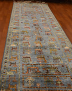 Sultani Hand-Knotted Wool Runner 2' 7" x 9' 2"
