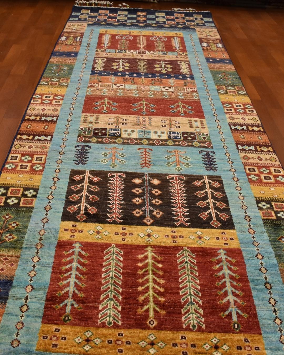 Sultani Hand-Knotted Wool Runner 2' 65" x 9' 5"