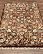 Mamluk Hand-Knotted Wool Rug 4' 1" x 6' 1"
