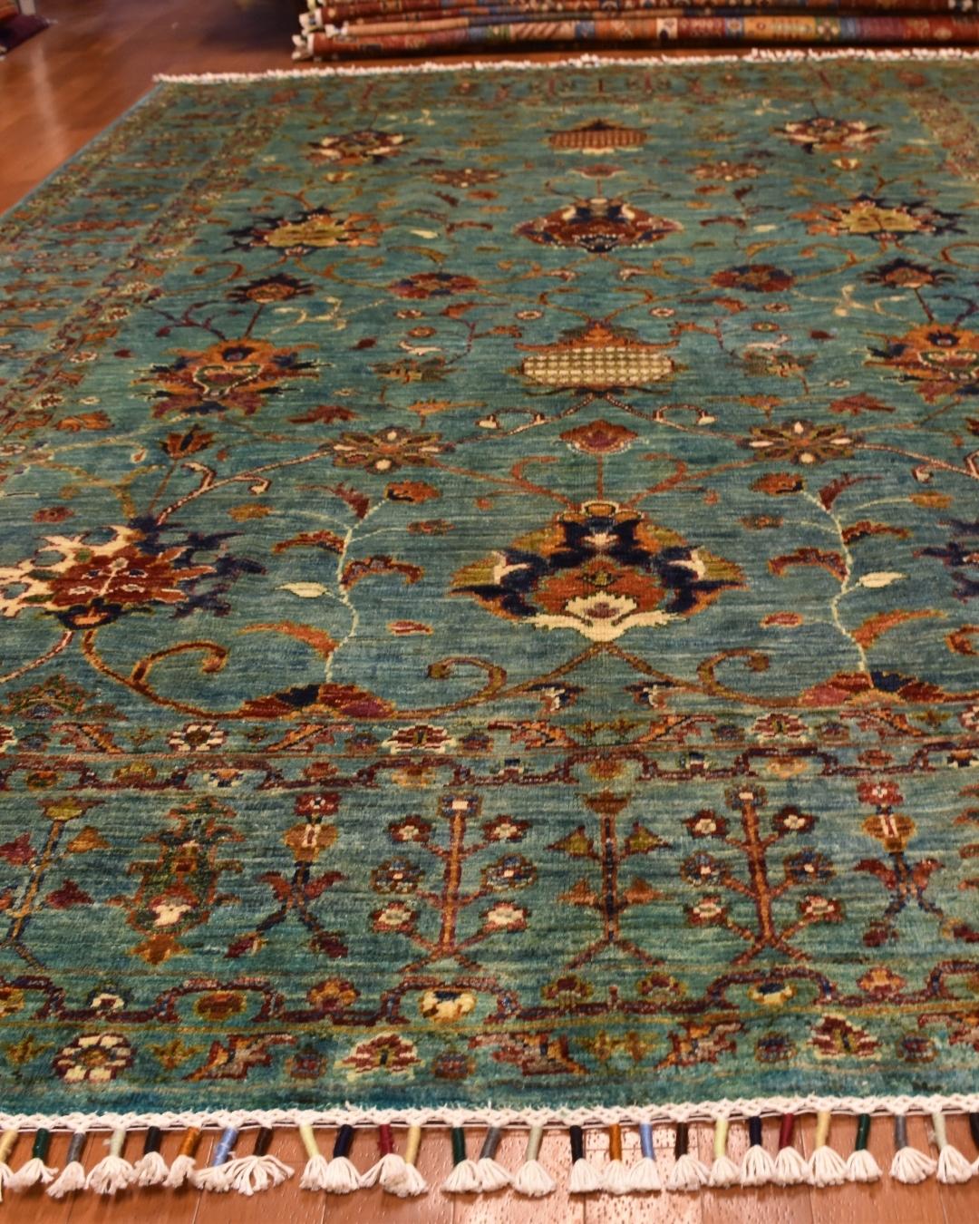 Sultani Hand-Knotted Wool Rug 5' 7" x 7' 8"