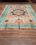 Mamluk Hand-Knotted Wool Rug 9' 1" x 12' 3"