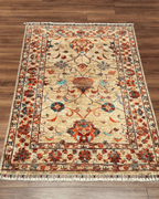 Sultani Hand-Knotted Wool Rug 3' 3" x 4' 8"