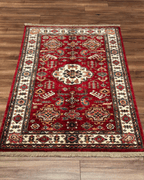 Shirvan Hand-Knotted Wool Rug 3' 2" x 4' 7"