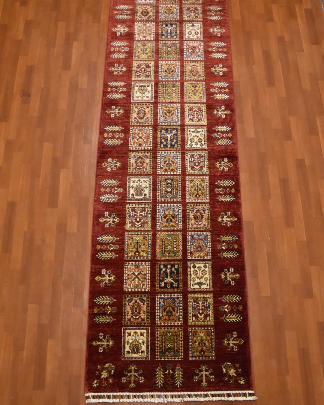 Sultani Hand-Knotted Wool Runner 2' 9" x 9' 7"