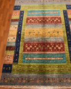 Sultani Hand-Knotted Wool Rug 5' 7" x 8' 3"